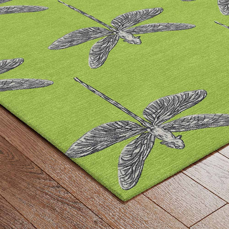 Butterfly Hand Tufted Woollen Rug By Anita Dalmia