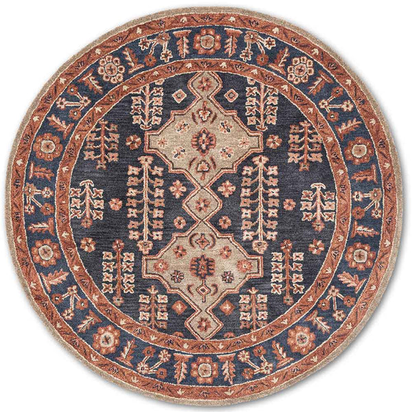 Jasper Hand Tufted Woollen Round Rug