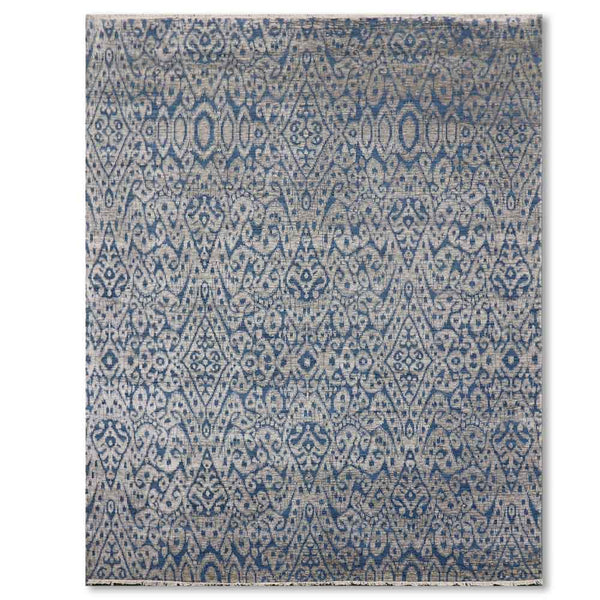 Lahote Hand Knotted Woollen And Viscose Rug