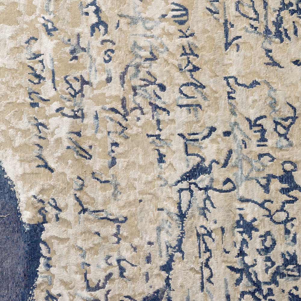 Charmi Kaghaz Hand Knotted Woollen and Silk Rug