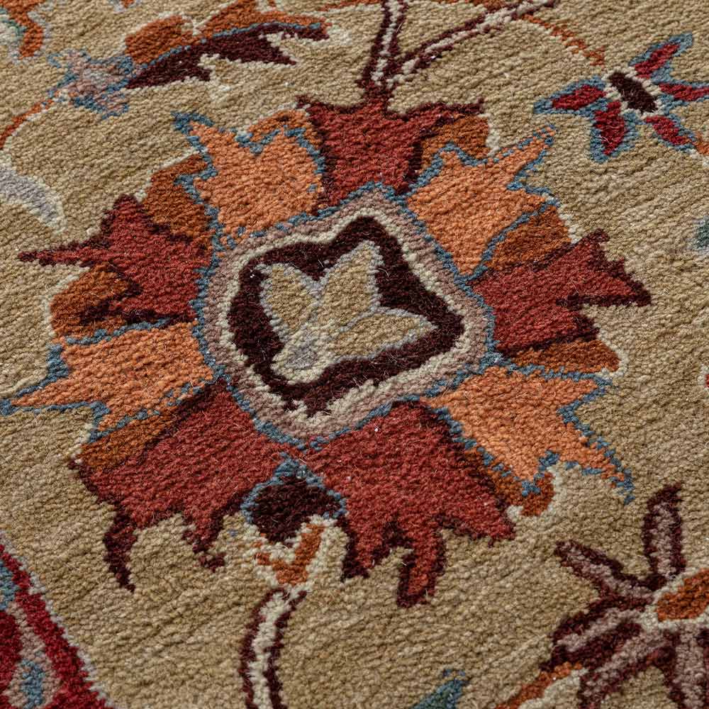 Palmette Hand Tufted Woollen Rug