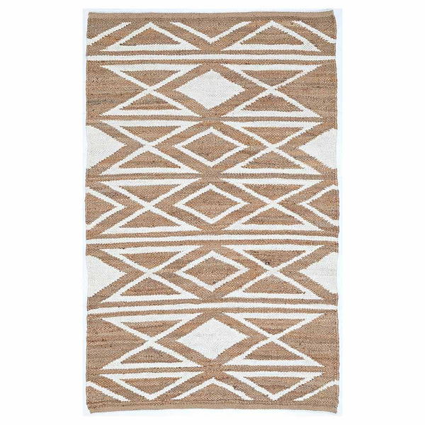 Malinn Hand Woven Woollen, Jute and Hemp Dhurrie