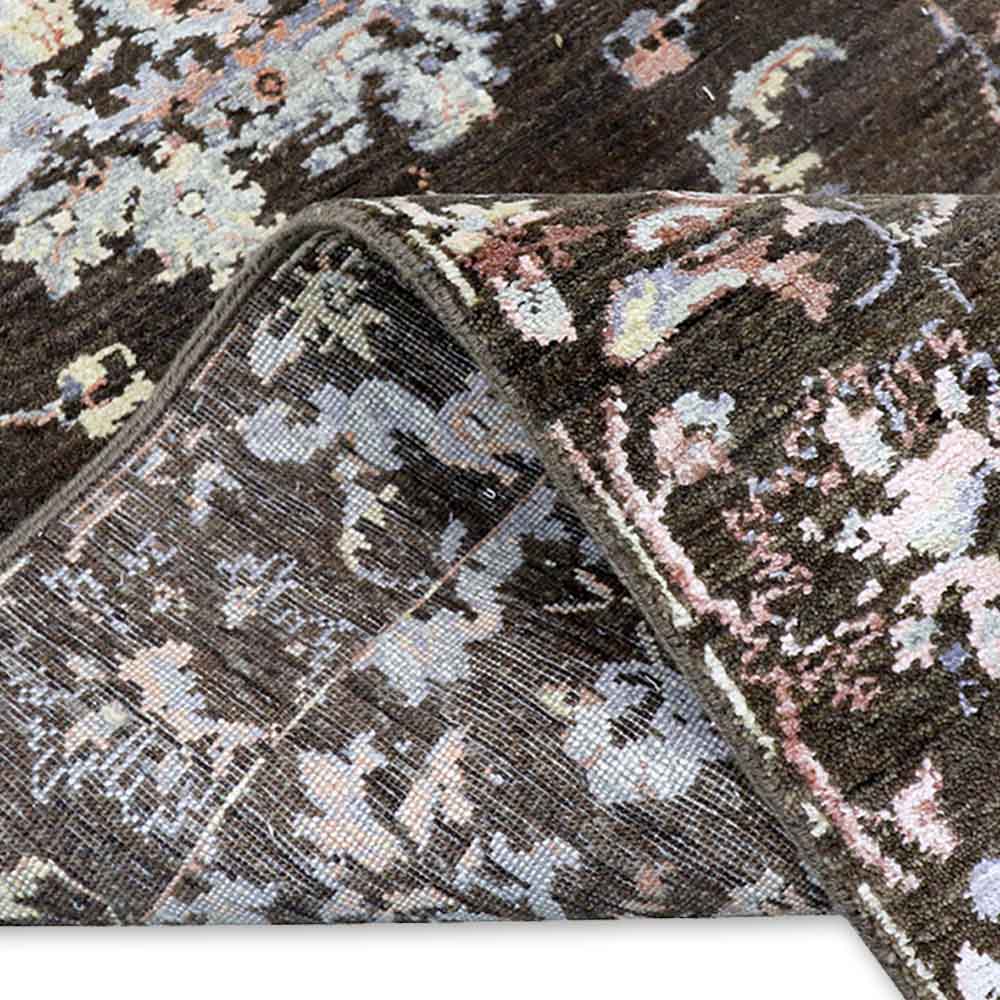 Damir Hand Knotted Woollen And Viscose Runner