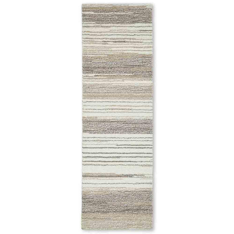 Moroccan Striped Hand Tufted Woollen Runner