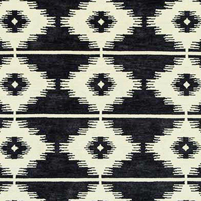 Diamond Hand Knotted Woollen Rug