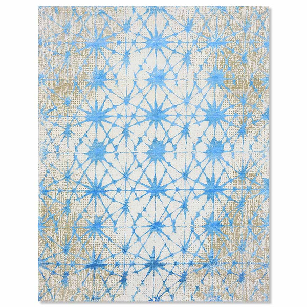 Ardmore Hand Knotted Wool,  Bamboo Silk and cotton rug