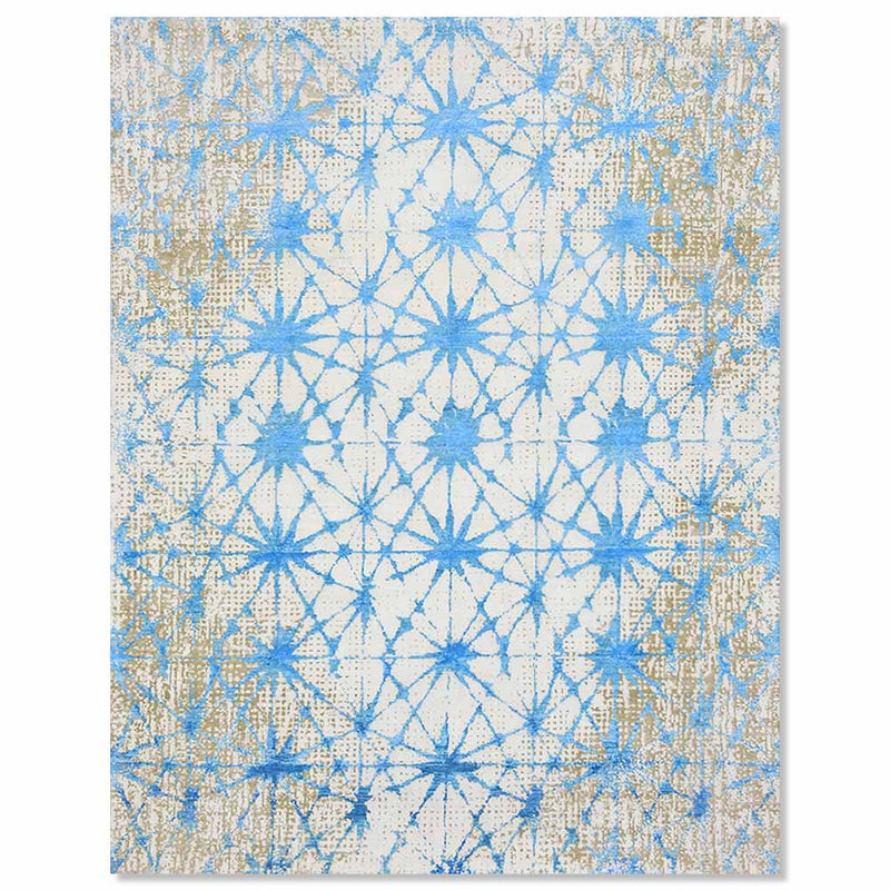 Ardmore Hand Knotted Wool,  Bamboo Silk and cotton rug