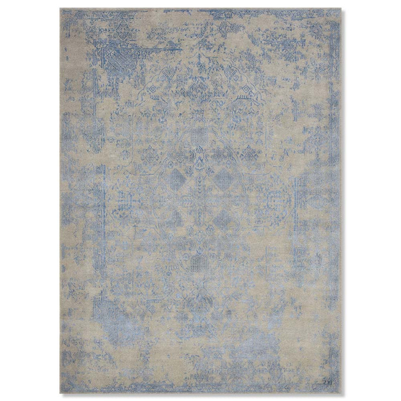 Aaron Hand Knotted Nitil, Viscose and cotton rug