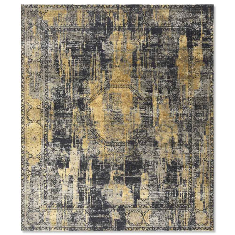Elsa Hand Knotted Bamboo Silk,  Wool and cotton rug