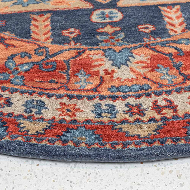 Amanda Hand Tufted Woollen Round Rug