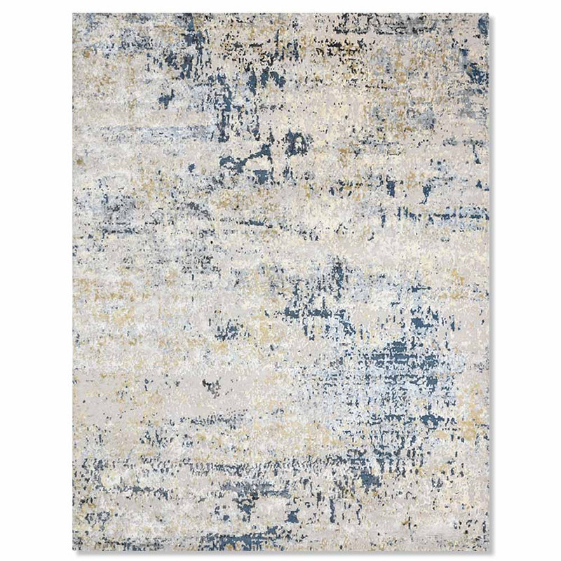 Parker Hand Knotted Wool,  Silk and cotton rug