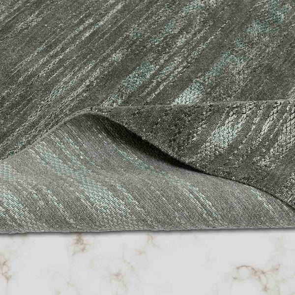Bhutii Hand Knotted Woollen and Viscose Rug