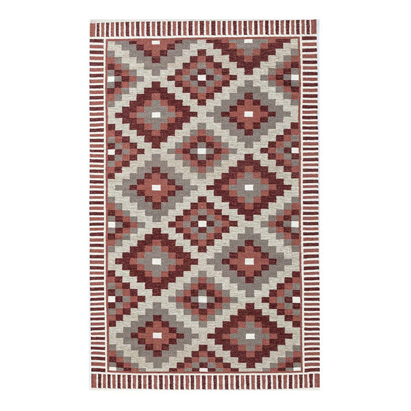 Mosiacc Hand Woven Woollen Dhurrie
