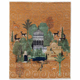 Oasis Hand Knotted Woollen and Silk Rug By Anita Dalmia