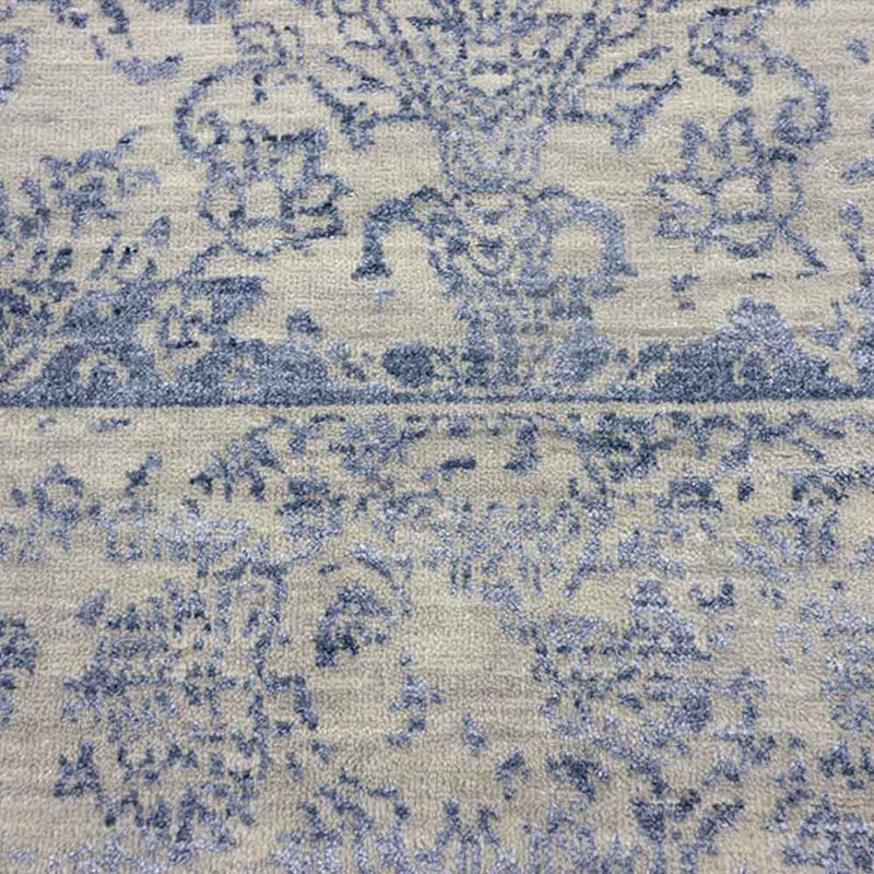 Jack Hand Knotted Woollen And Viscose Rug