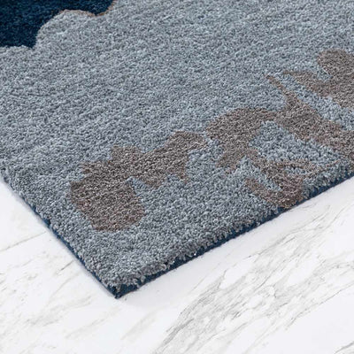 Light Hand Tufted Woollen Rug