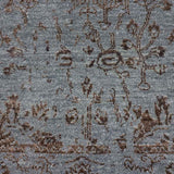 Kebi Hand Knotted Woollen And Viscose Rug