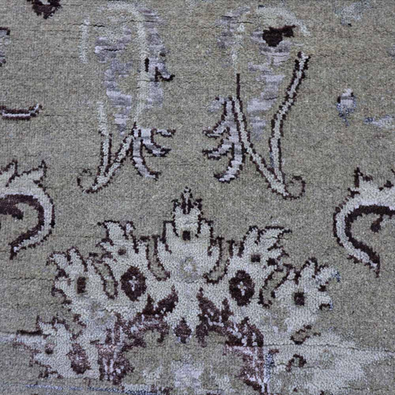 Joham Hand Knotted Woollen And Viscose Rug