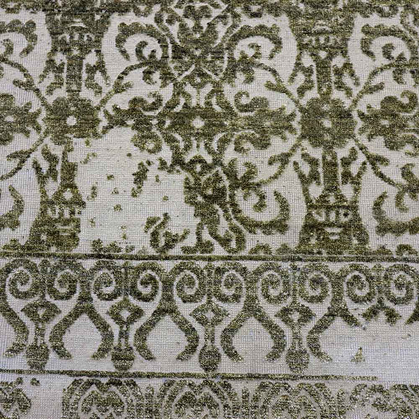 Mirza Hand Knotted Woollen And Viscose Rug