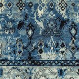 Lapis Hand Knotted Woollen and Viscose Rug