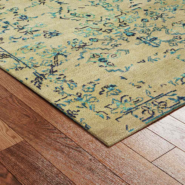 Souf Hand Knotted Woollen and Viscose Rug