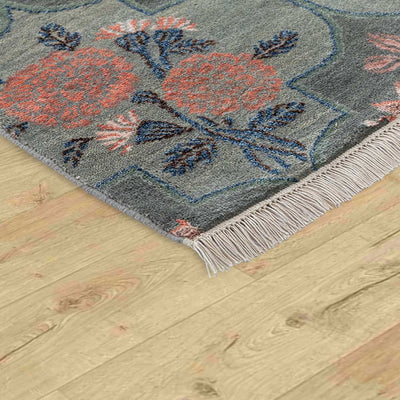 Gulmohar Hand Knotted Woollen Rug