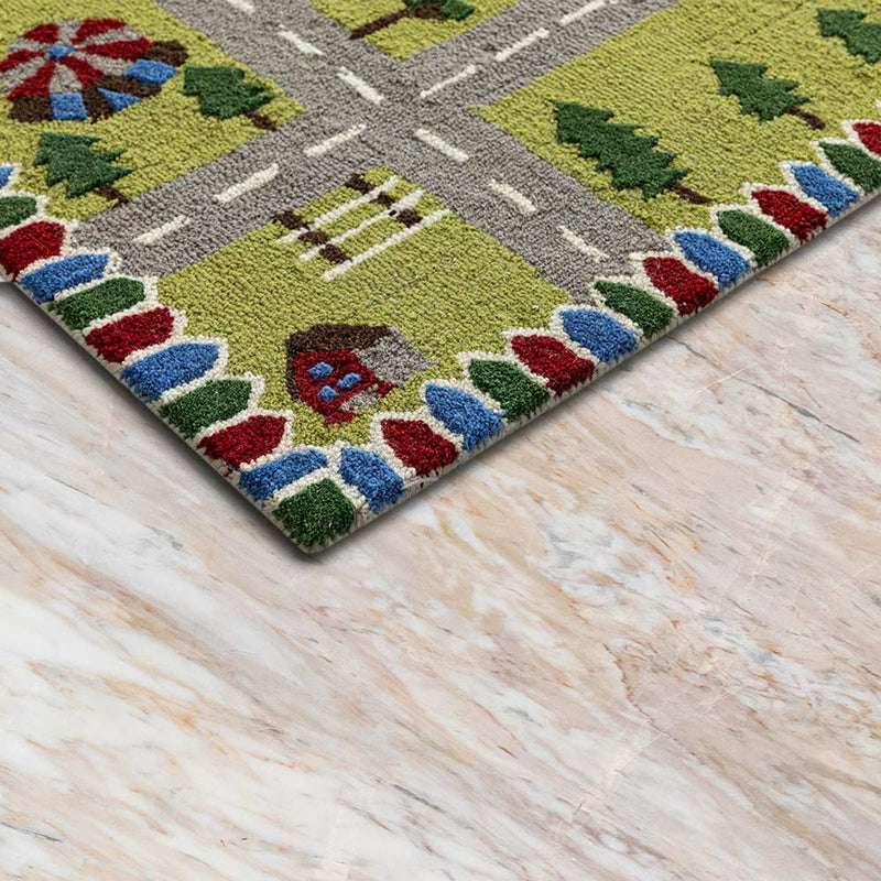 Tiny Town Hand Tufted Woollen Rug