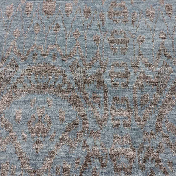 Leslie Hand Knotted Woollen And Viscose Rug