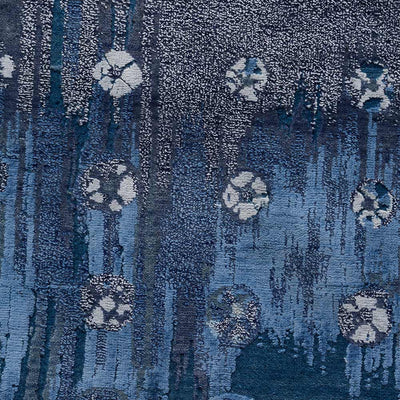 Rangrez Hand Knotted Woollen and Silk Rug  By Abraham & Thakore
