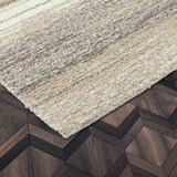 Moroccan Striped Hand Tufted Woollen Rug