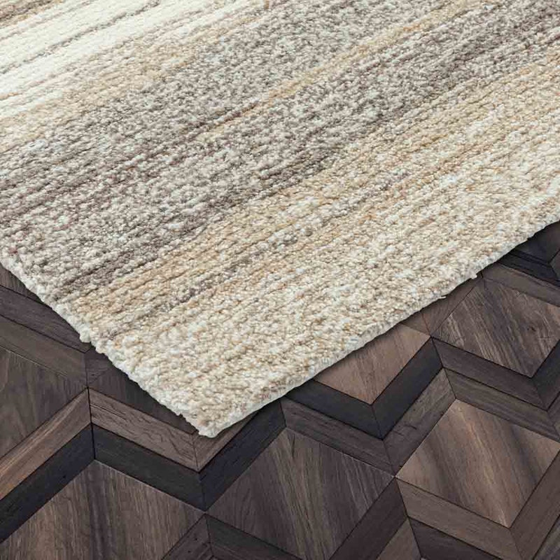 Moroccan Striped Hand Tufted Woollen Rug