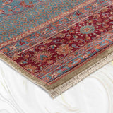 Vasyl Cosmos Hand Knotted Silk and Woollen Rug By JJ Valaya