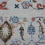 Reine Hand Knotted Woollen and Silk Rug