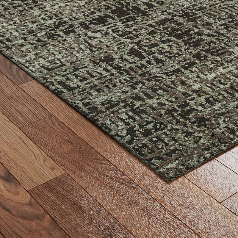 Crustco Hand Knotted Woollen and Viscose Rug
