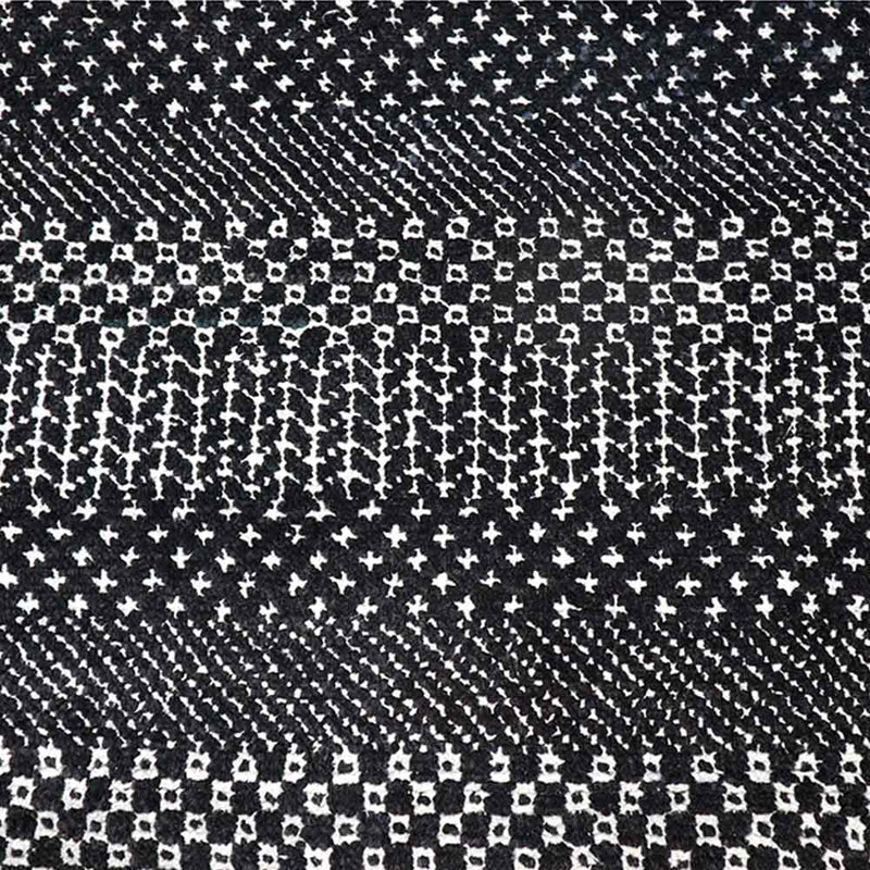 Jacob Hand Knotted Woollen And Viscose Rug