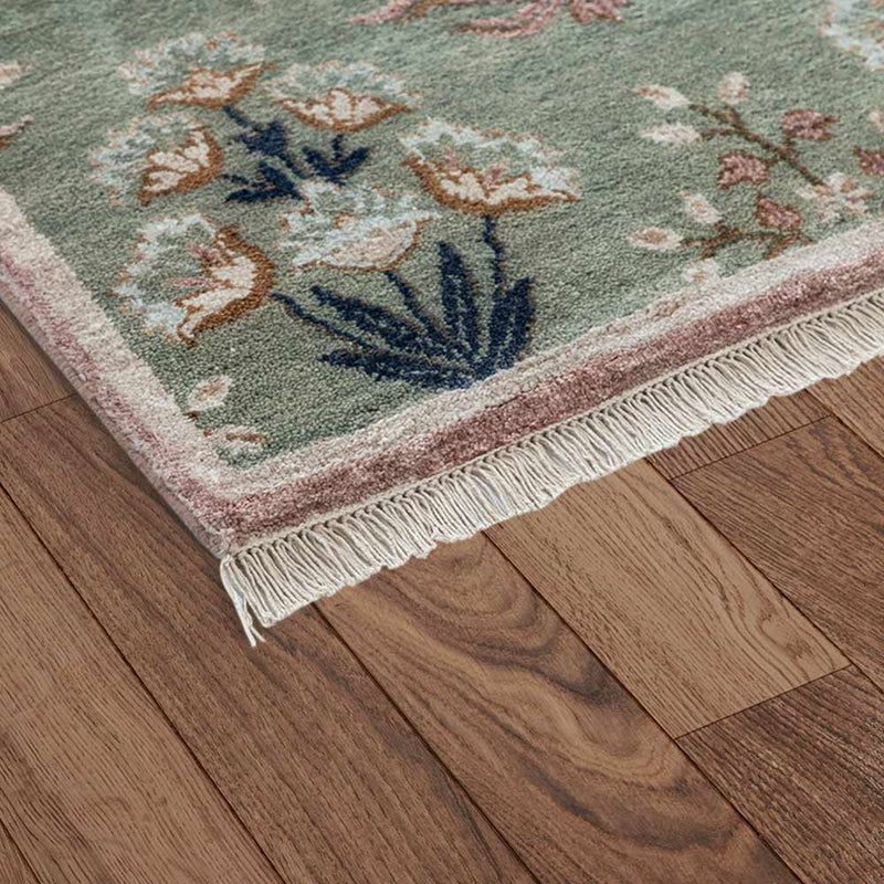 Dasht Hand Knotted Woollen and Cotton Rug