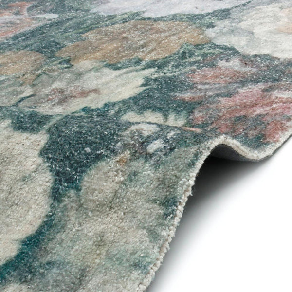 Pamella  Handloom Printed and Recycled Polyester Rug