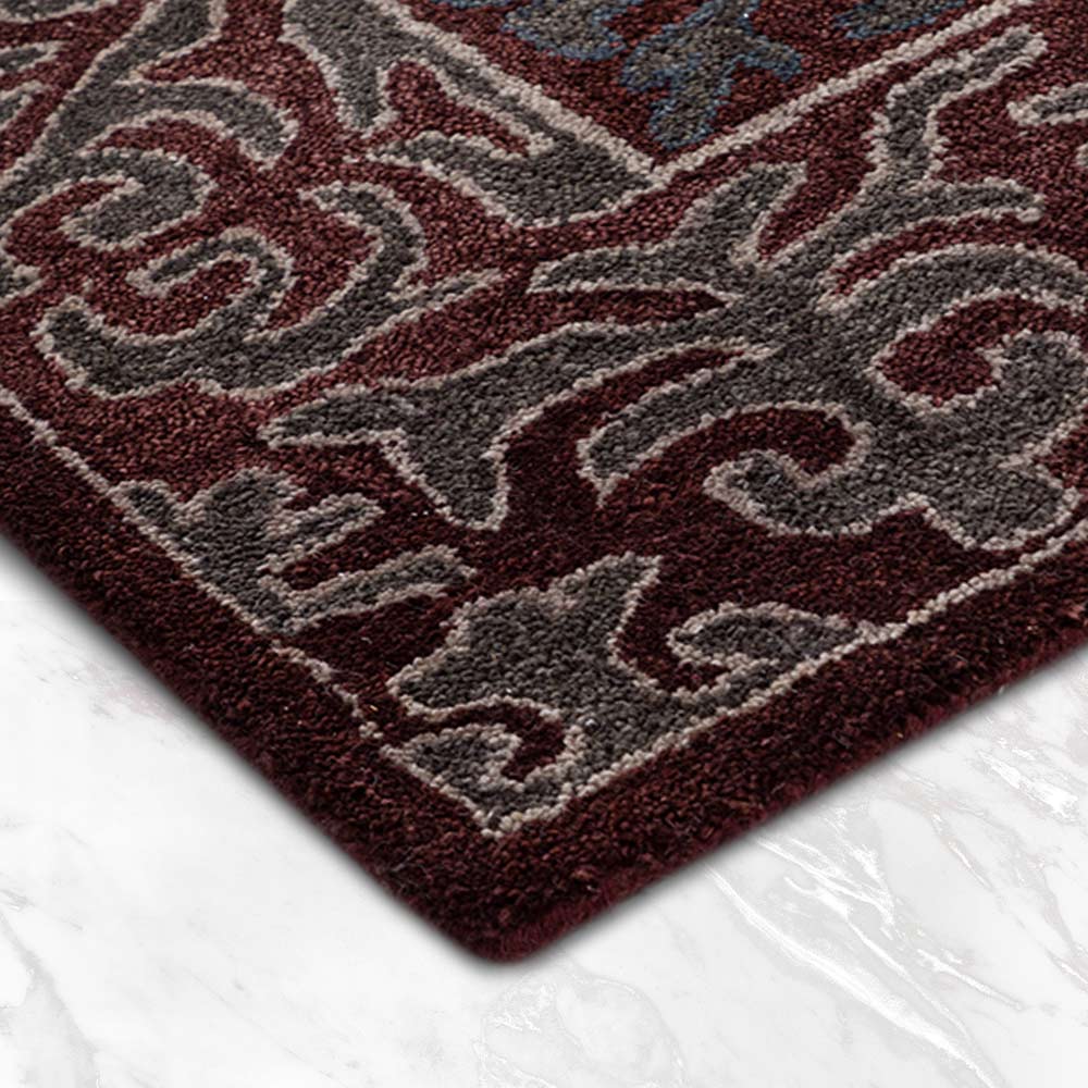 Applique Hand Tufted Woollen Rug