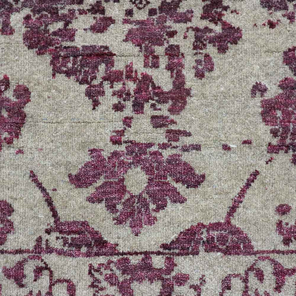 Charles Hand Knotted Woollen And Viscose Rug