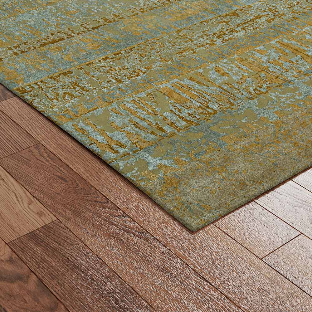 Blaze Hand Knotted Woollen and Viscose Rug