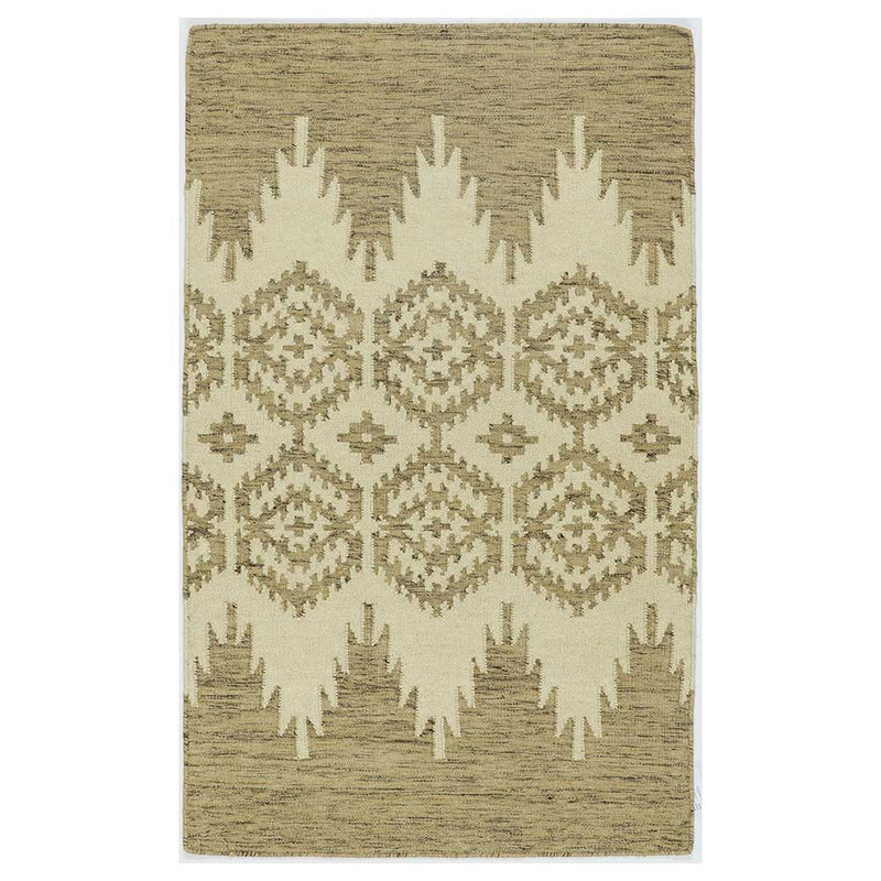 Redvic Hand Woven Woollen Dhurrie