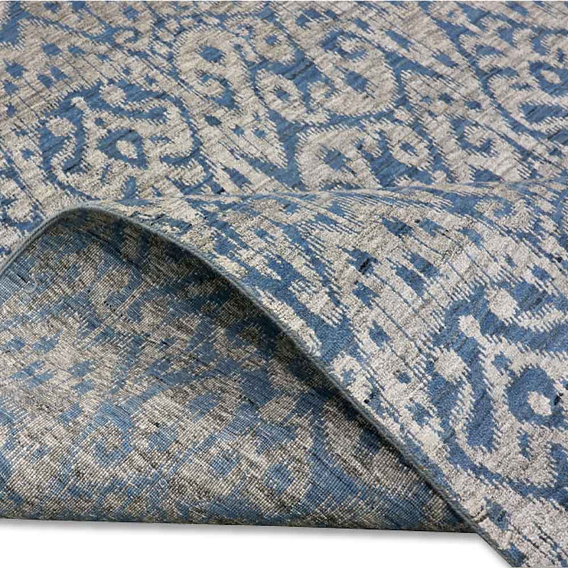 Lahote Hand Knotted Woollen And Viscose Rug