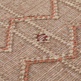 Porticoo Hand Woven Woollen and Jute Dhurrie