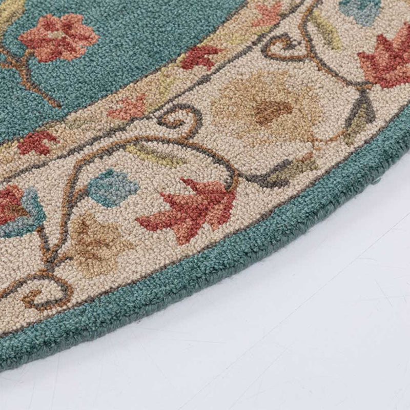 Abuson Hand Tufted Woollen Round Rug