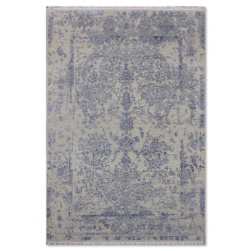 Jack Hand Knotted Woollen And Viscose Rug