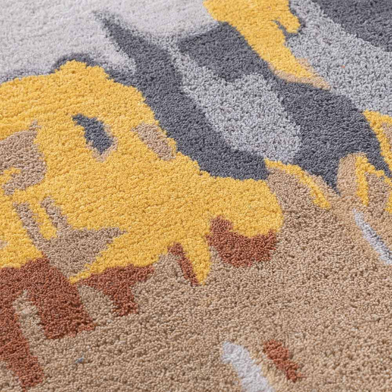 Ski Hand Tufted Woollen Rug – Obeetee Carpets India