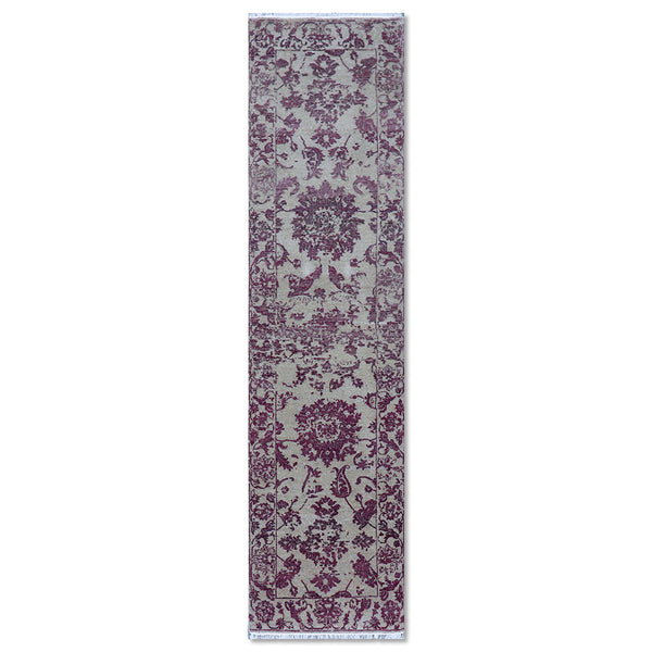 Charles Hand Knotted Woollen And Viscose Rug