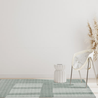 Zephira Hand Loom Wool And Polyester Rug