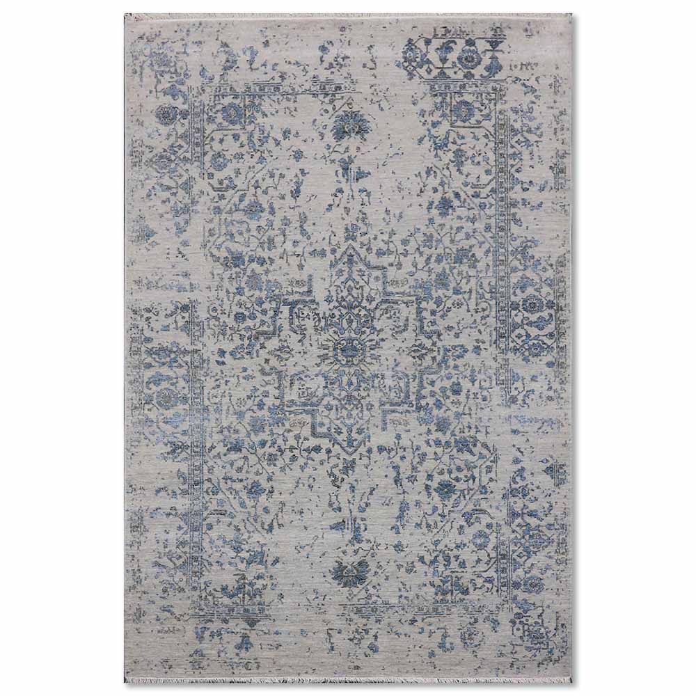 Luca Hand Knotted Woollen And Viscose Rug