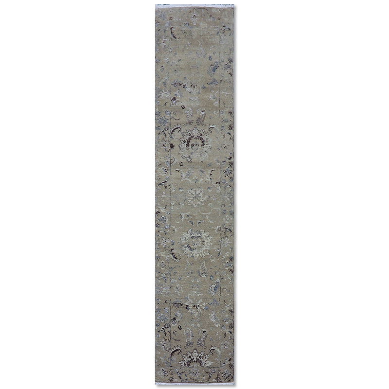 Joham Hand Knotted Woollen And Viscose Rug